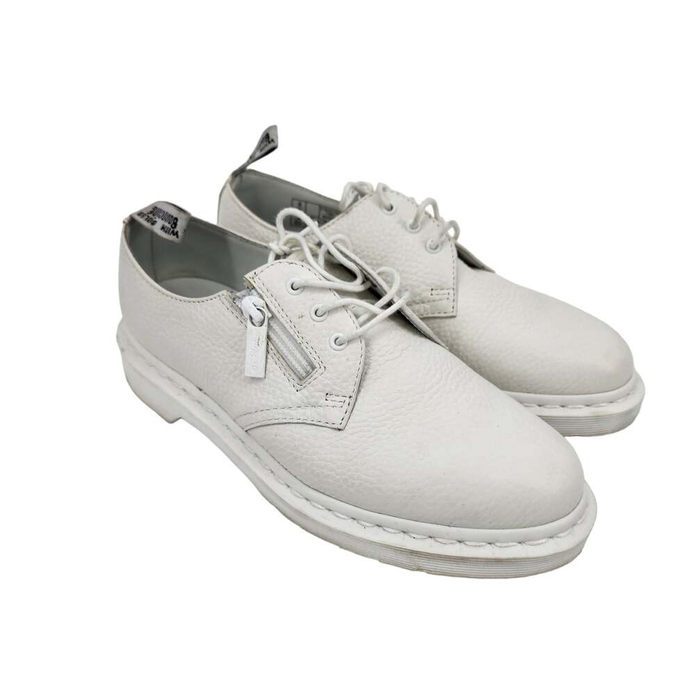 Dr. Martens 1461 Zipper or Lace Up Beama 3 Hole Leather Shoes White Size 7